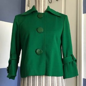 INC - LARGE GREEN BUTTON BLAZER JACKET